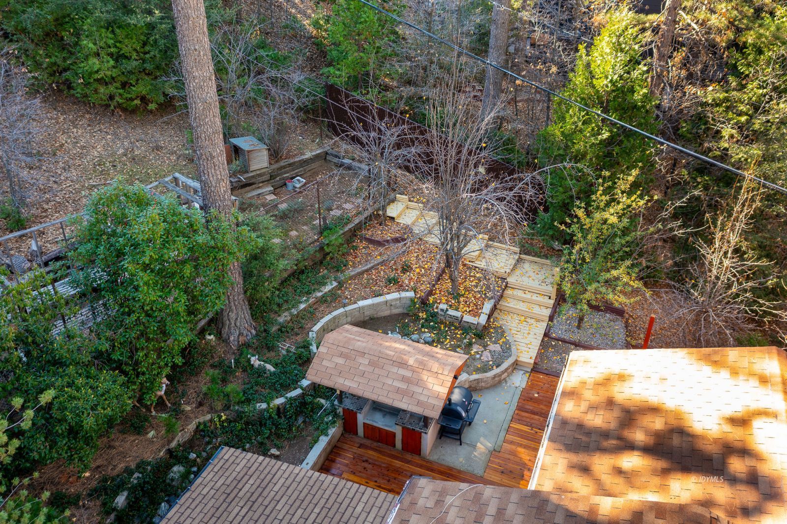 52805 Idyllmont Road Idyllwild, CA 92549 - Photo 39 of 53 Aerial Garden Dog Run