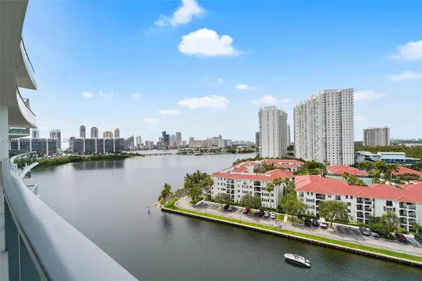 a view of lake and city