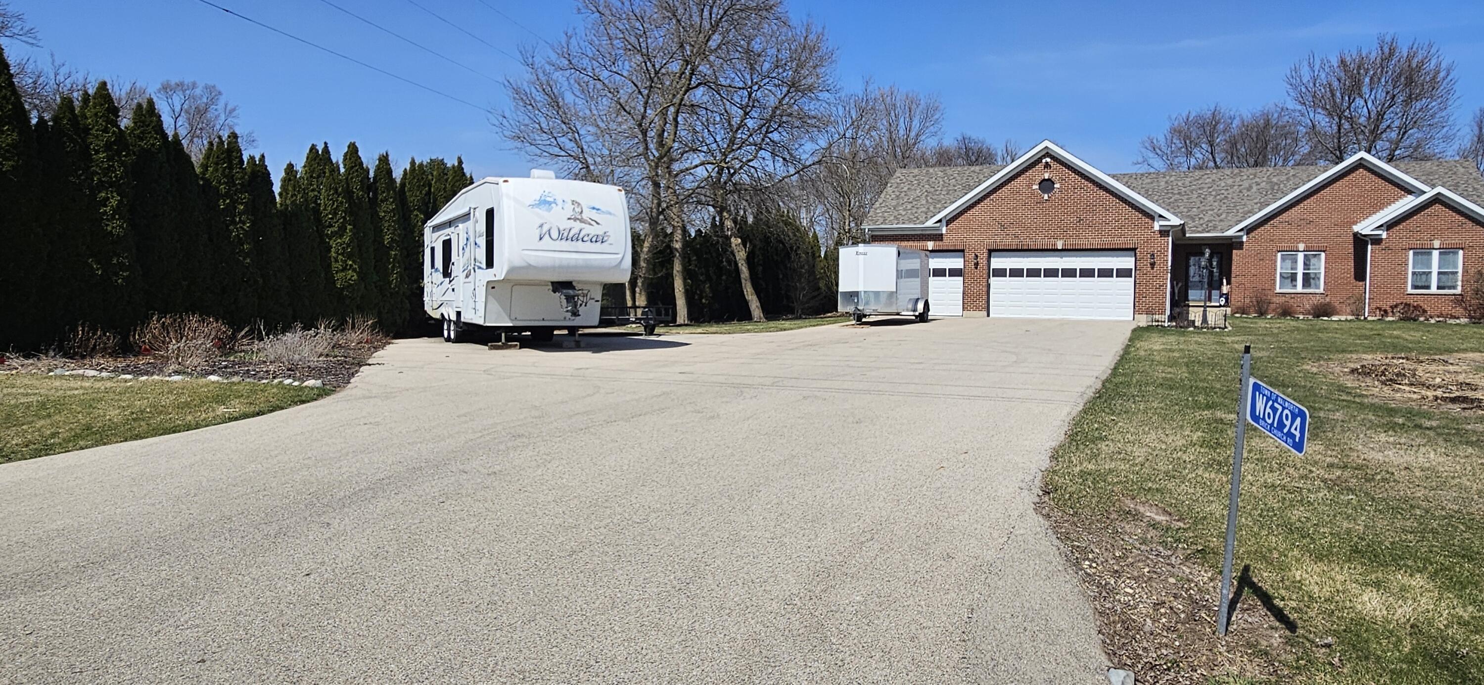 W6794 Brick Church Road Walworth, WI 53184 - Photo 3 of 32 Extra parking
