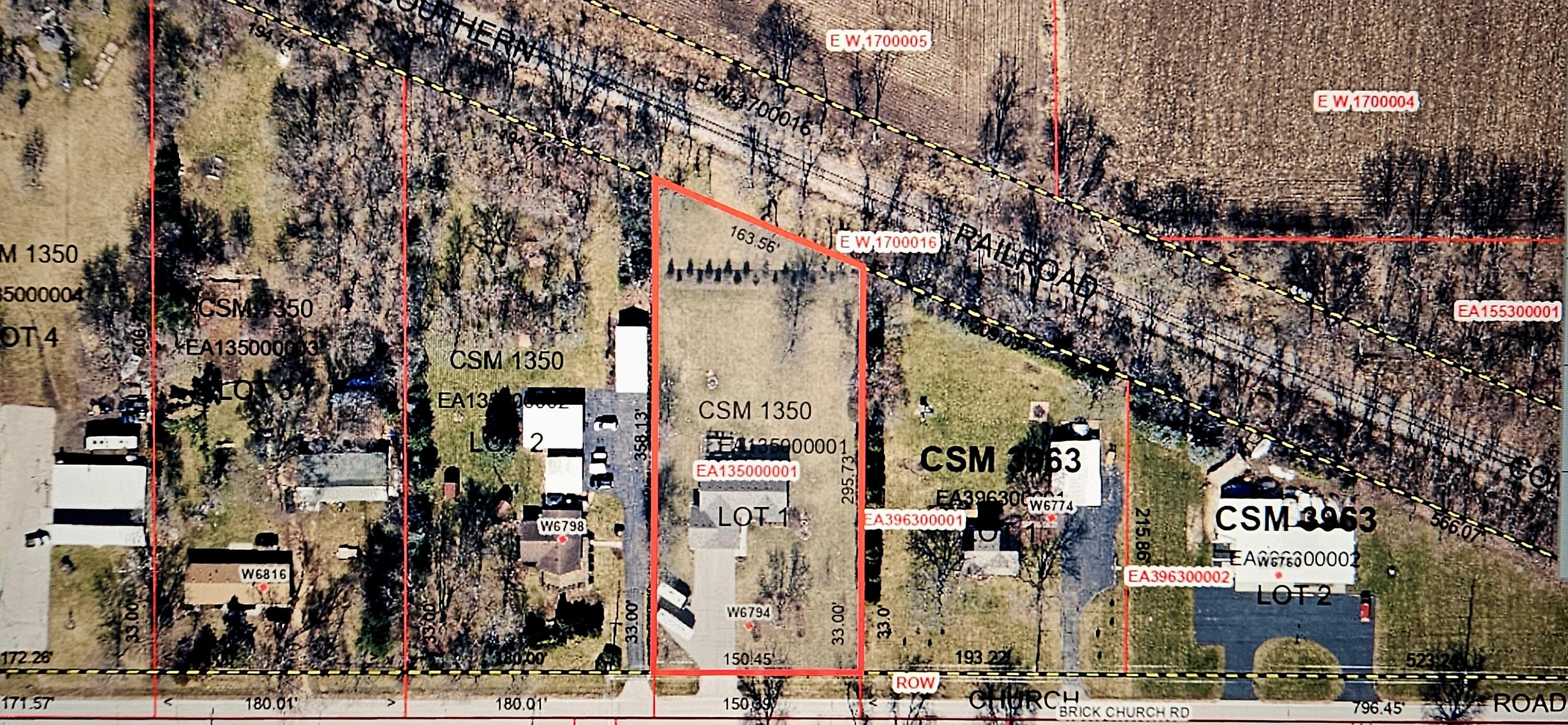 W6794 Brick Church Road Walworth, WI 53184 - Photo 32 of 32 Aerial View