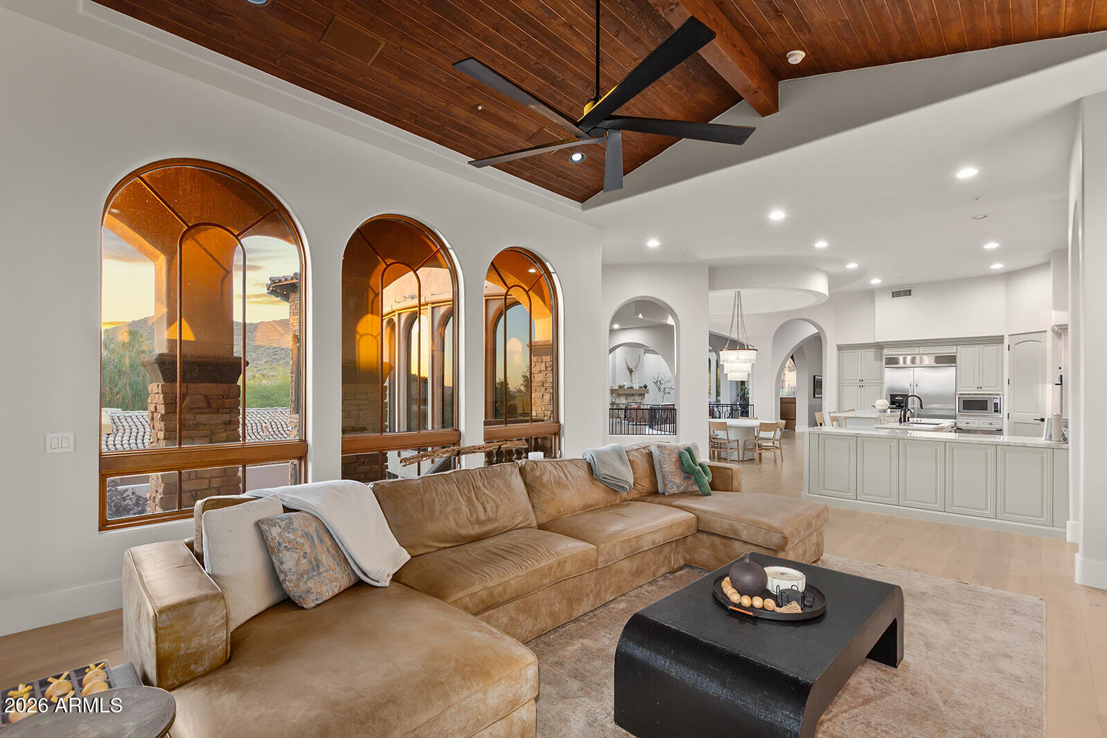 11861 East Desert Trail Road Scottsdale, AZ 85259 - Photo 14 of 63 a living room with furniture and a large window