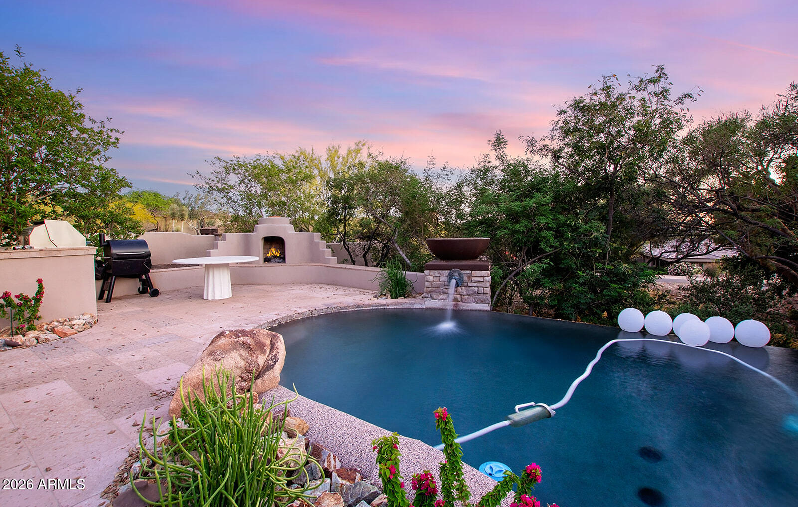 11861 East Desert Trail Road Scottsdale, AZ 85259 - Photo 53 of 63 NEGATIVE EDGE POOL