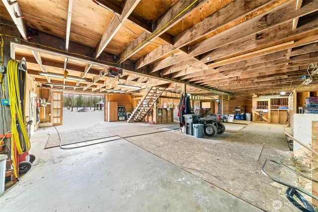 a building with view of a living room