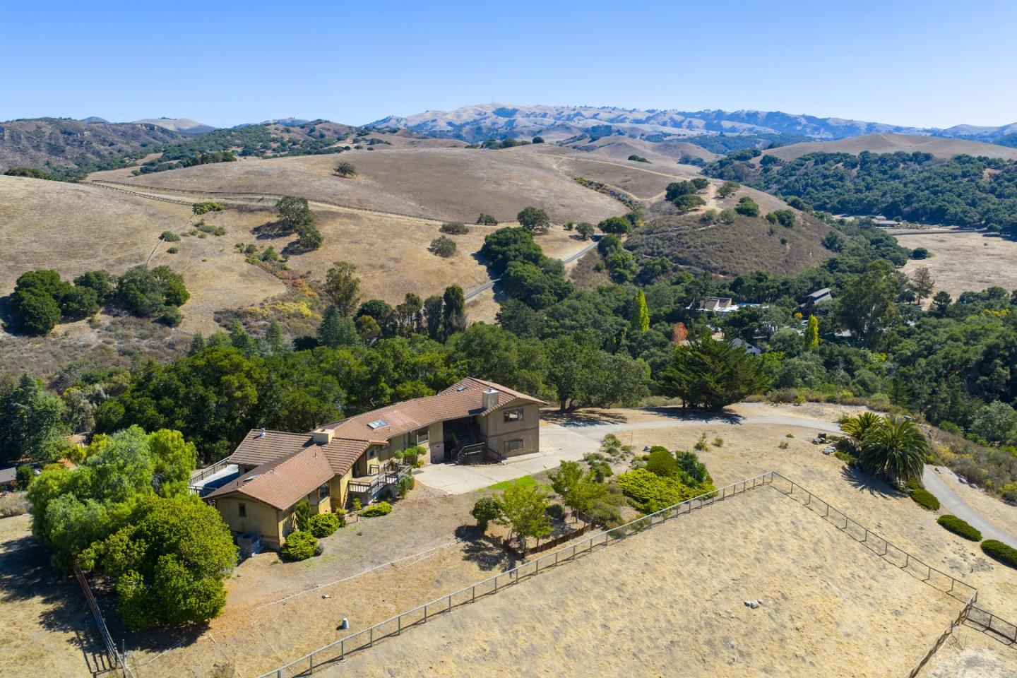 274 Corral De Tierra Road Salinas, CA 93908 - Photo 1 of 46 an aerial view of a house with a yard