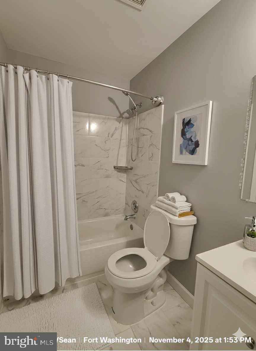 11904 Aten Street Fort Washington, MD 20744 - Photo 16 of 46 Hallway Bathroom Virtually Staged