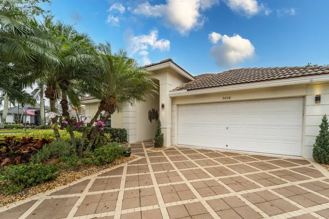 a view of an empty room with a garage