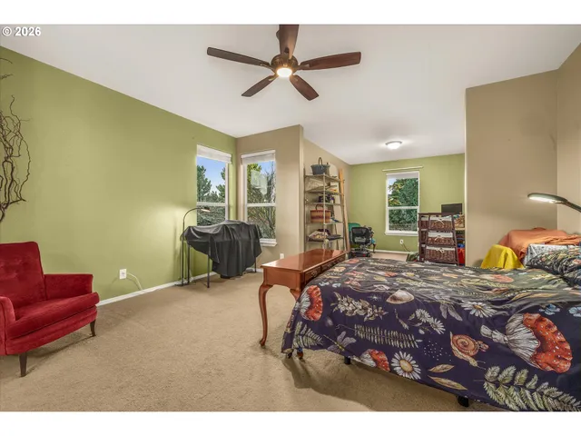 a view of a window and a yard from a balcony
