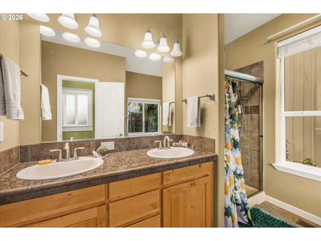 a view of a bath tub