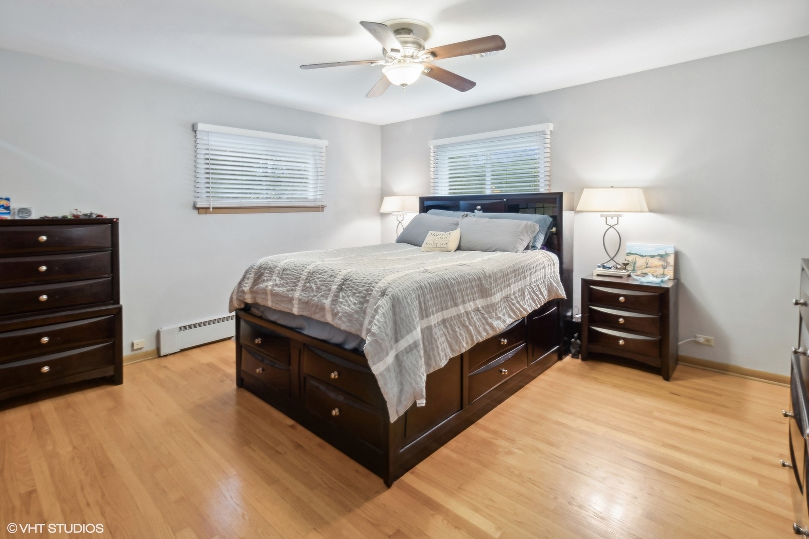 247 South Church Road Bensenville, IL 60106 - Photo 11 of 18 a bed room with a bed and a lamp