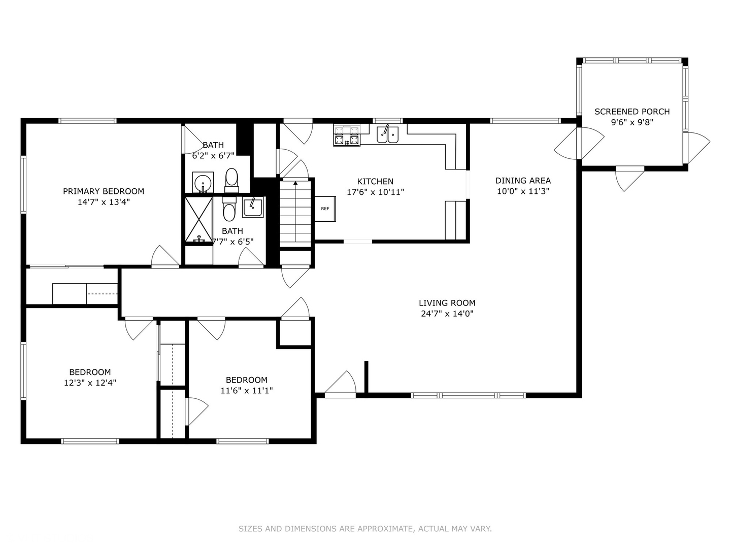 247 South Church Road Bensenville, IL 60106 - Photo 17 of 18 a picture of a room with a white wall and a white refrigerator