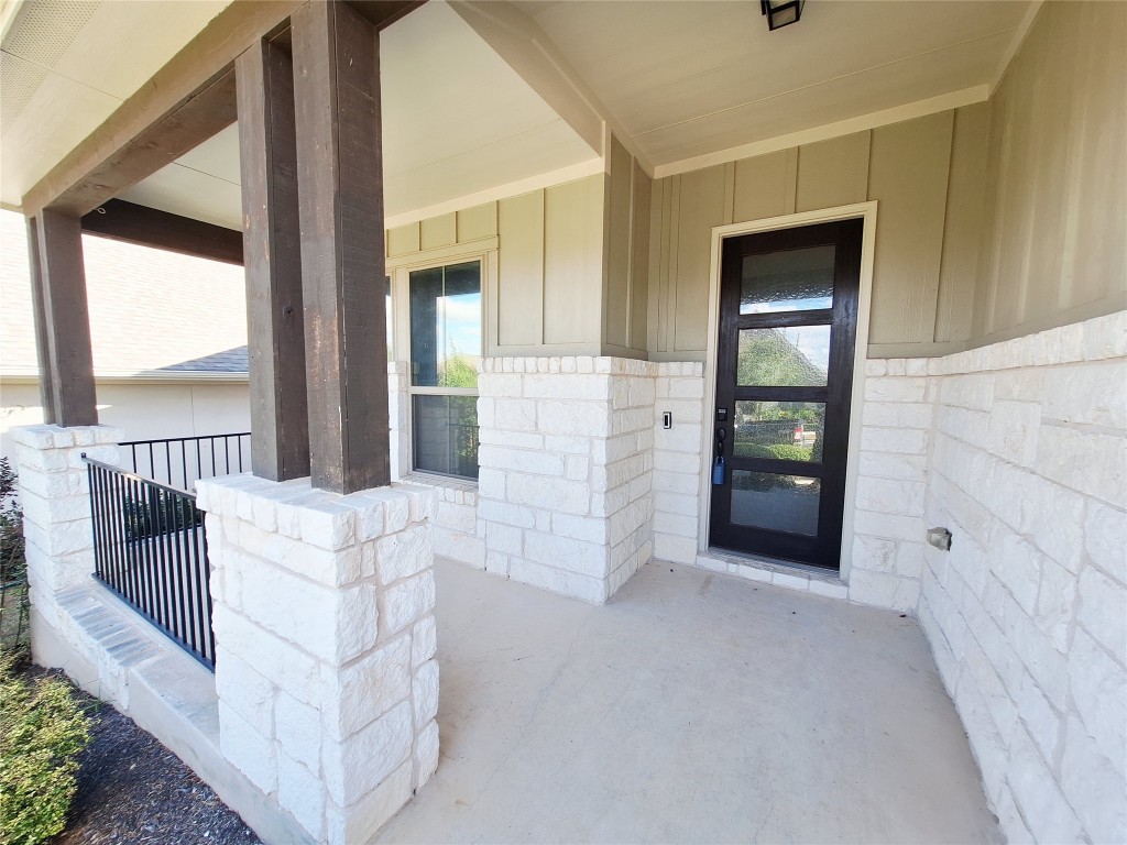 1104 River Vista Road Georgetown, TX 78628 - Photo 4 of 39 wooden floor and an entryway with a livingroom