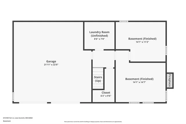 $279,900 | 614 Northwest Fair Lane, Lee's Summit, MO 64063