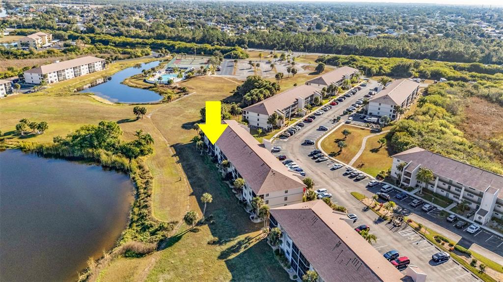 175 Kings Highway, Unit B6526 Punta Gorda, FL 33983 - Photo 27 of 44 an aerial view of residential houses with outdoor space
