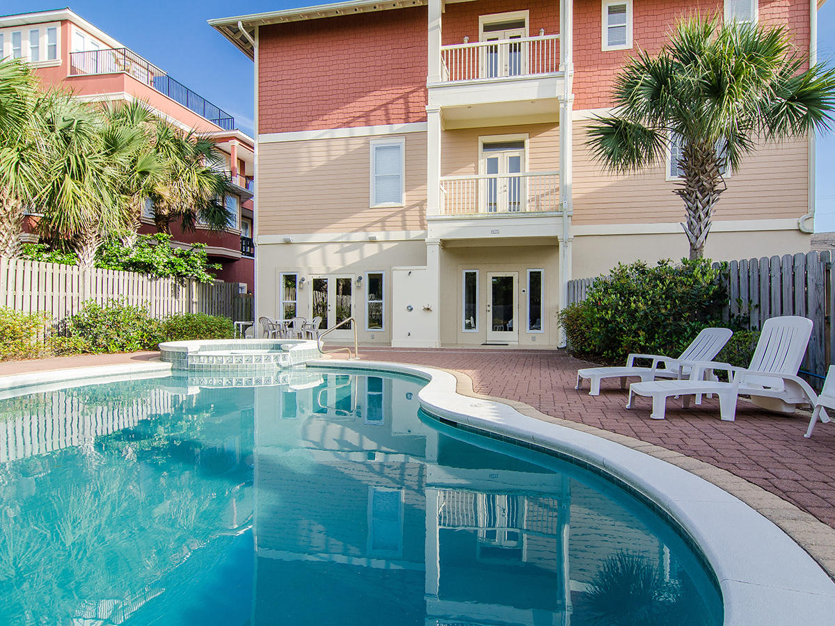 617 Blue Mountain Road Santa Rosa Beach, FL 32459 - Photo 24 of 24 a view of pool with outdoor seating