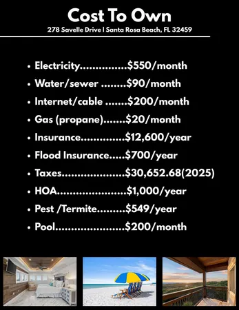 $5,650,000 | 278 Savelle Drive, Santa Rosa Beach, FL 32459