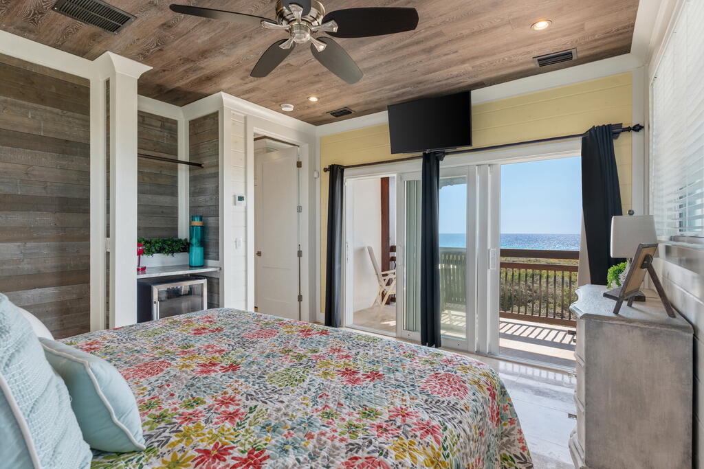 278 Savelle Drive Santa Rosa Beach, FL 32459 - Photo 100 of 157 a bedroom with a bed dresser and a large window