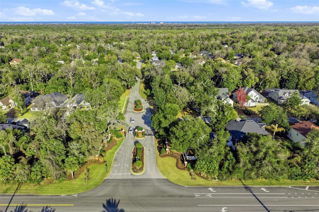 7 St Charles Place Flagler Beach, FL 32136 - Photo 9 of 10 a view of a yard with an outdoor seating