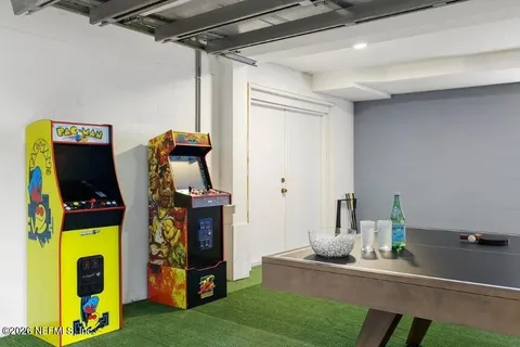 a room with sink and washing machine