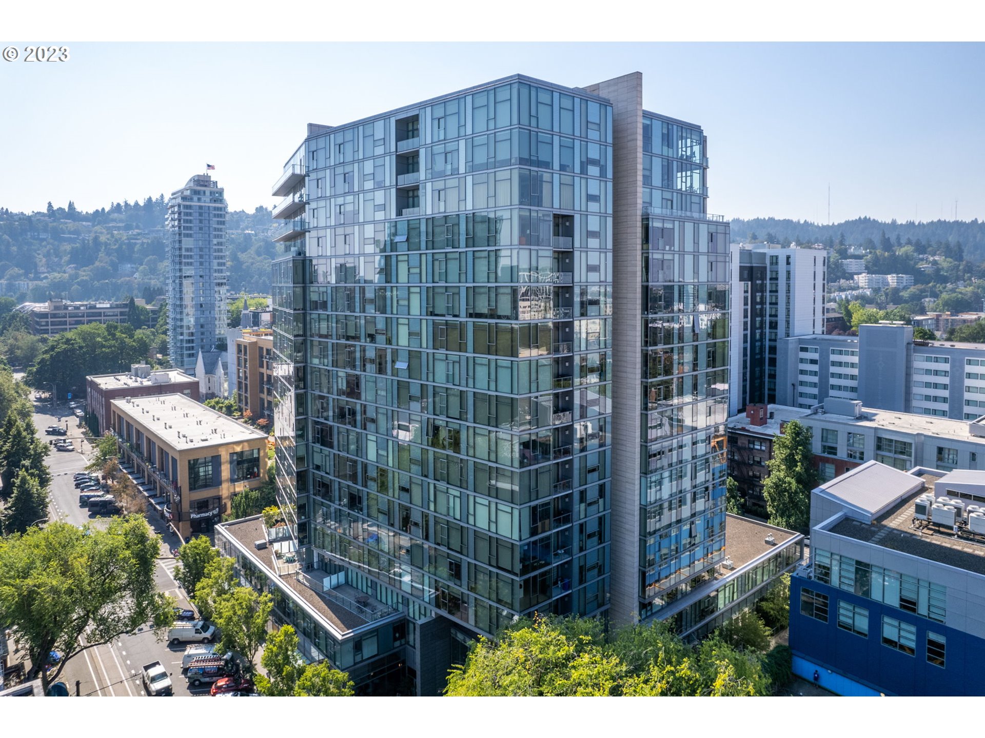 1221 Southwest 10th Avenue, Unit 914 Portland, OR 97205 - Photo 23 of 25 a view of a city with tall buildings