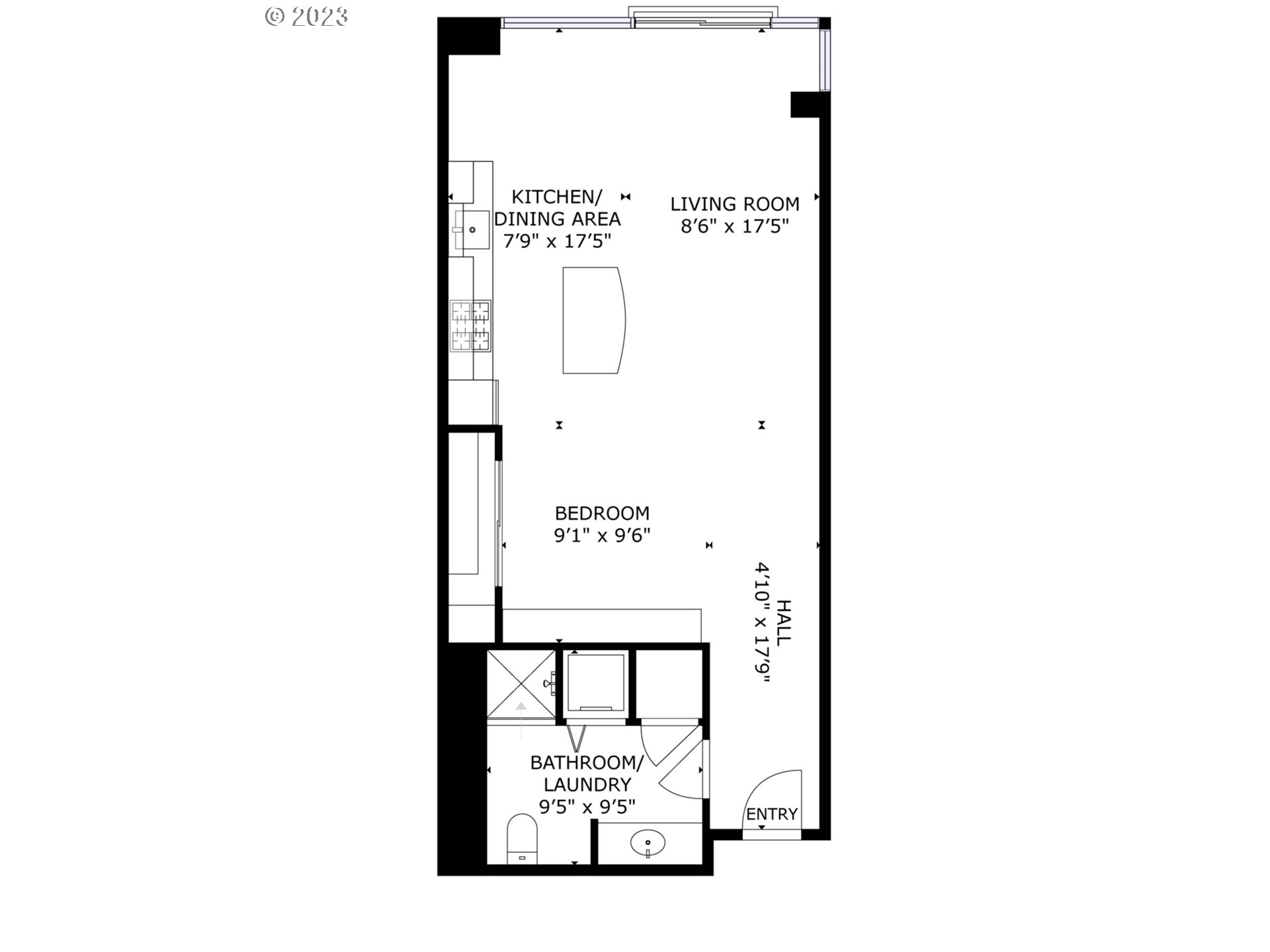 1221 Southwest 10th Avenue, Unit 914 Portland, OR 97205 - Photo 25 of 25 a picture of a bench in front of a wall