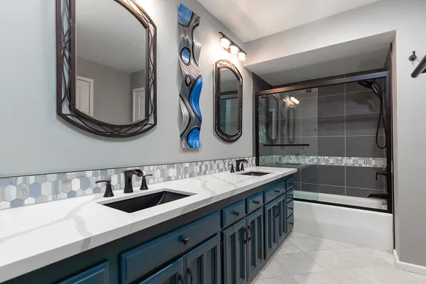 a very nice looking room with a large window