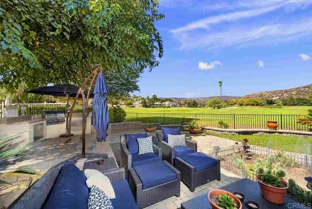 a view of outdoor space and mountain view