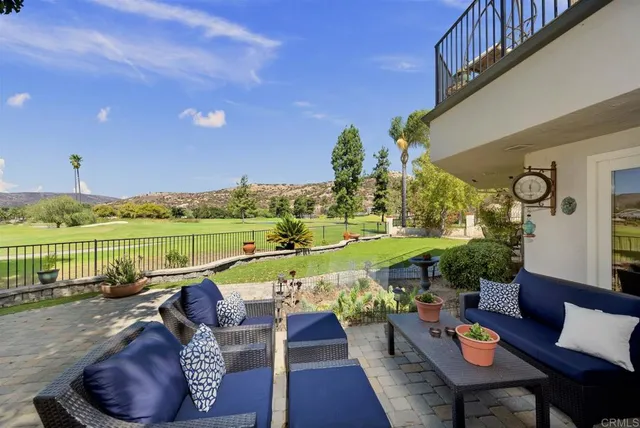 a view of outdoor space and mountain view