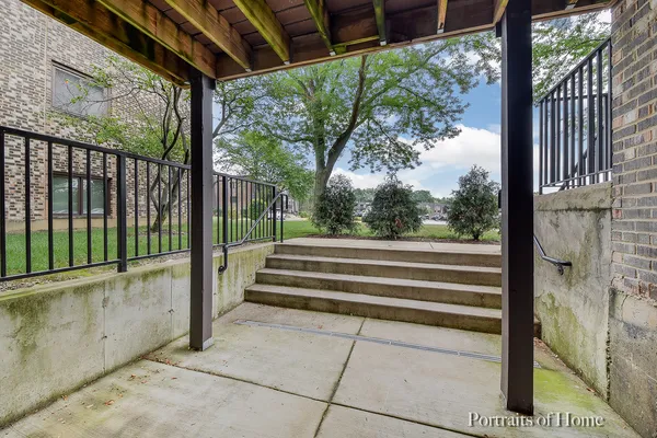 a view of outdoor space with seating