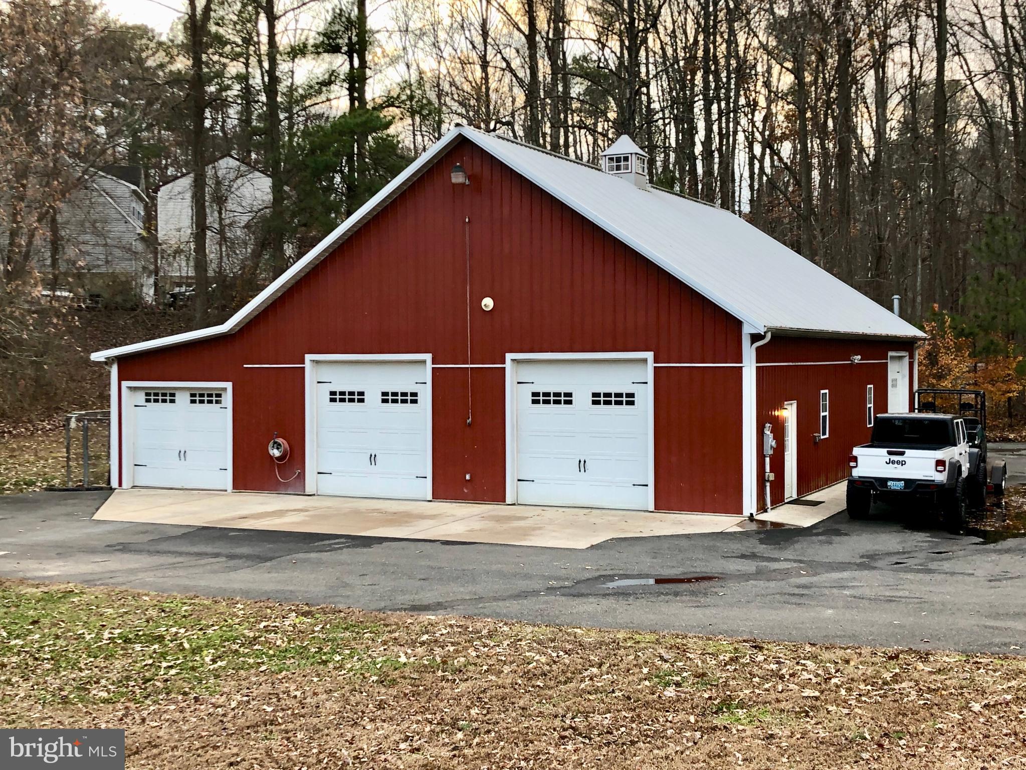 4265 Camp Kaufmann Road Prince Frederick, MD 20678 - Photo 43 of 49 52' X 60' Workshop with HVAC and Office