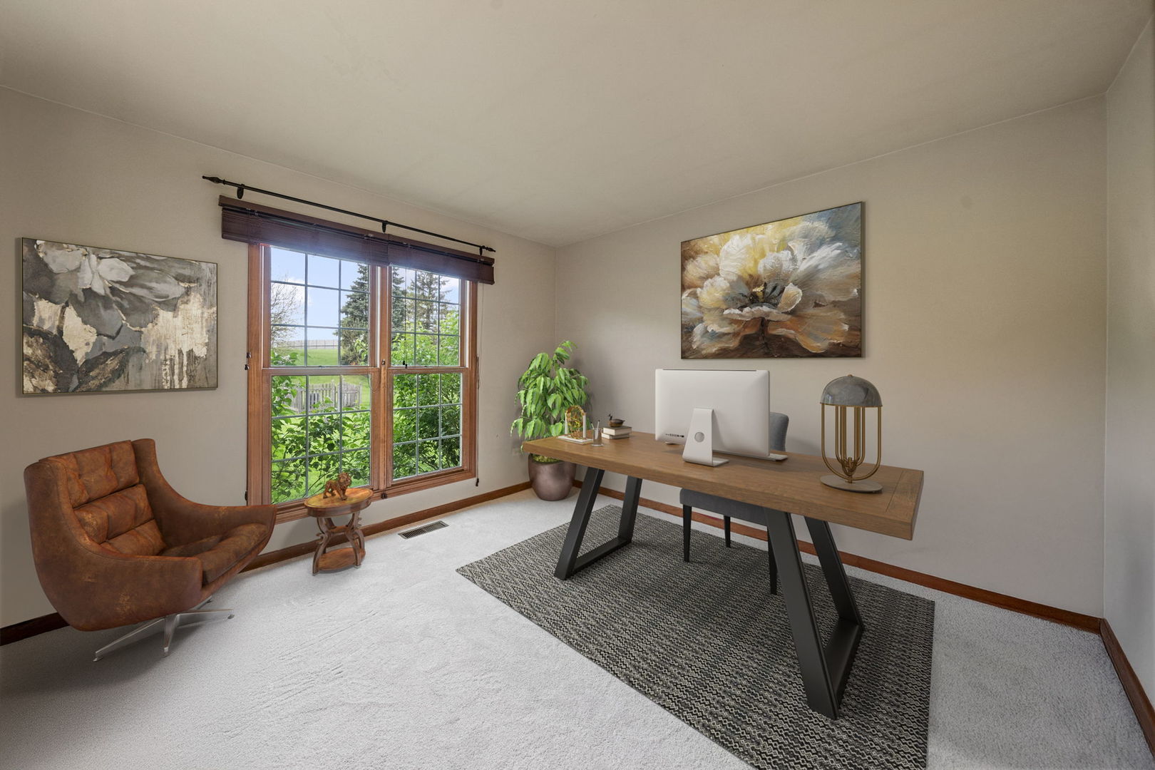 4123 Easy Circle Naperville, IL 60564 - Photo 20 of 45 a work room with furniture and a window