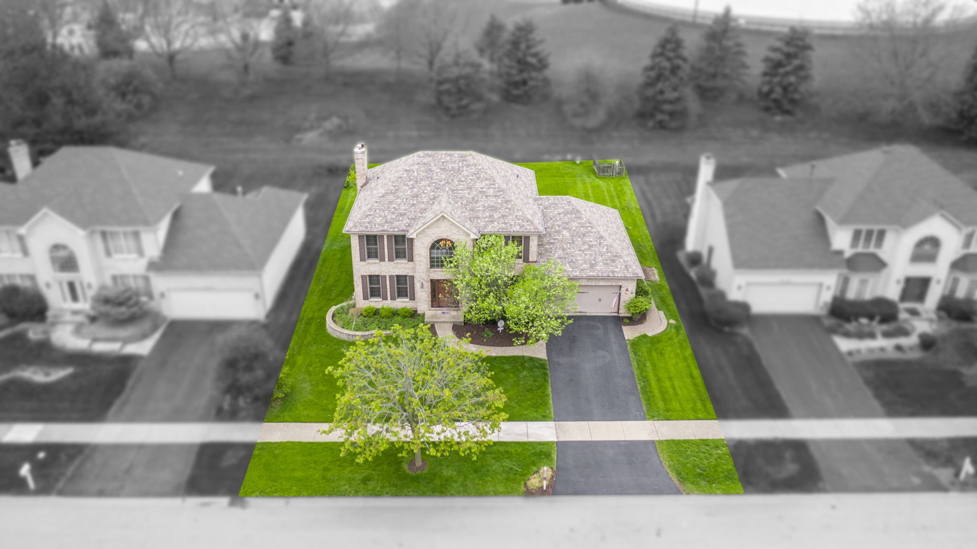 4123 Easy Circle Naperville, IL 60564 - Photo 3 of 45 a aerial view of a house with a yard
