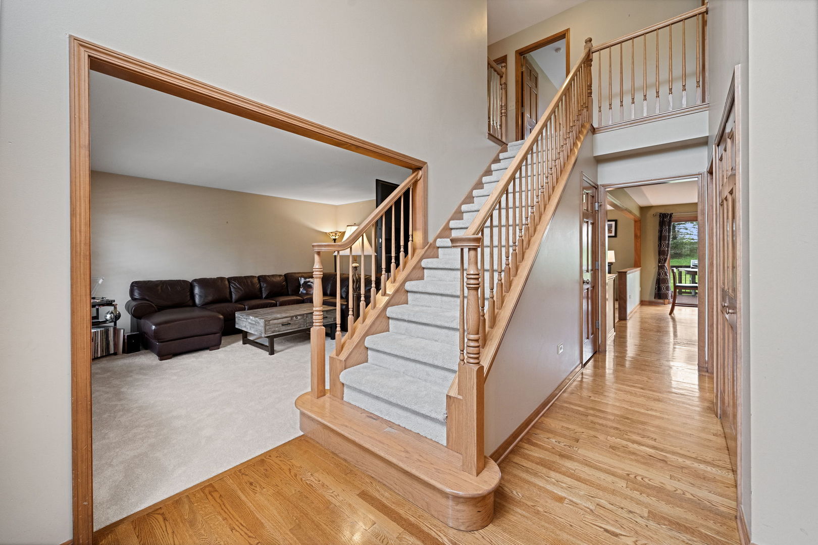 4123 Easy Circle Naperville, IL 60564 - Photo 9 of 45 a view of entryway and hall with wooden floor