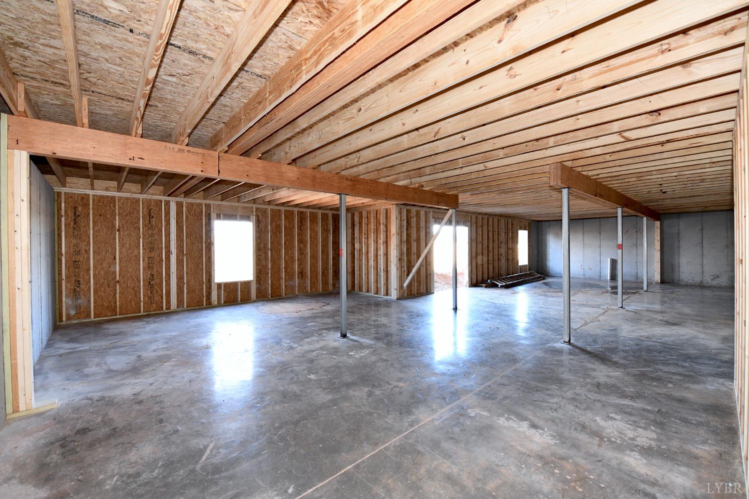 6 Leesville Road Evington, VA 24550 - Photo 5 of 44 a view of a hallway with wooden roof