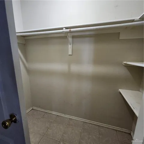 a close view of closet