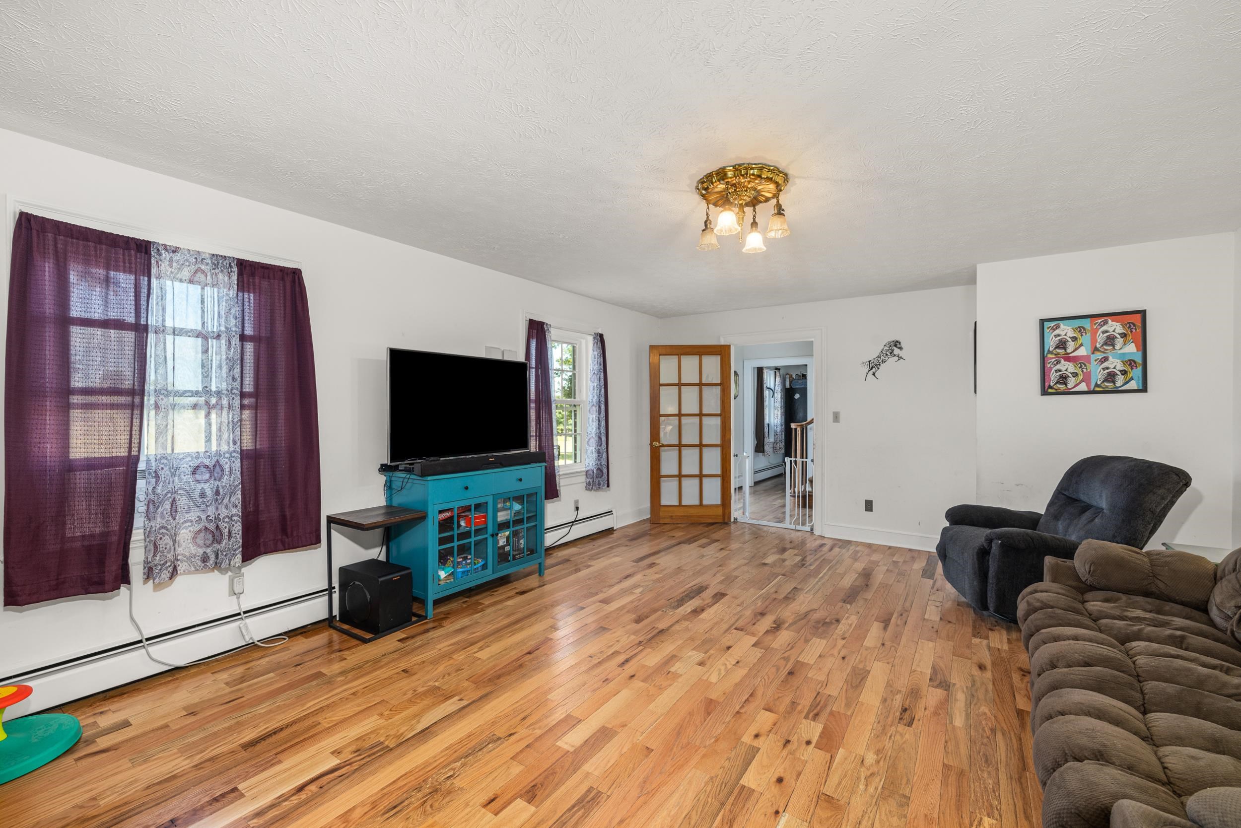 1370 Middlebrook Road Staunton, VA 24401 - Photo 24 of 73 a bedroom with furniture and a flat screen tv