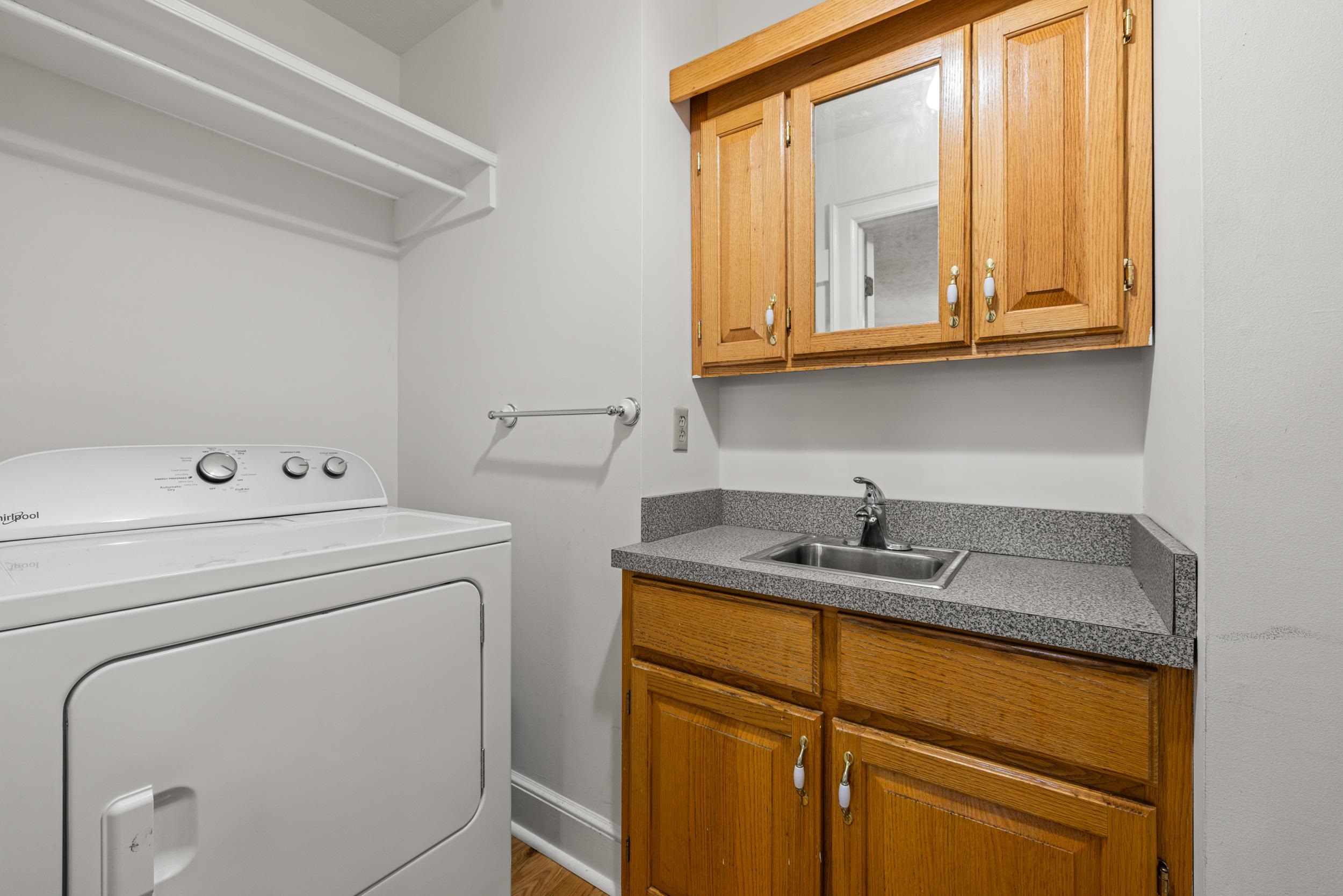 1370 Middlebrook Road Staunton, VA 24401 - Photo 30 of 73 a bathroom with a granite countertop sink and a vanity