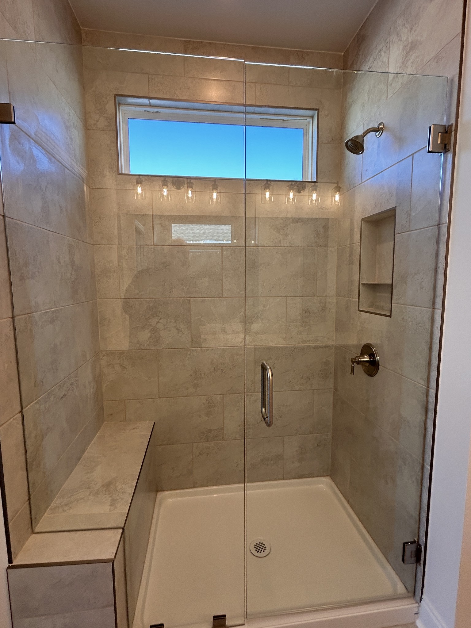 420 Sharp Way Murfreesboro, TN 37128 - Photo 14 of 51 a bathroom with a shower and a sink