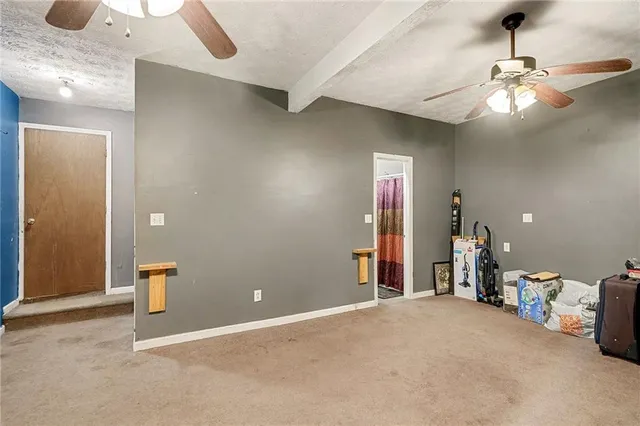a view of a livingroom with a furniture