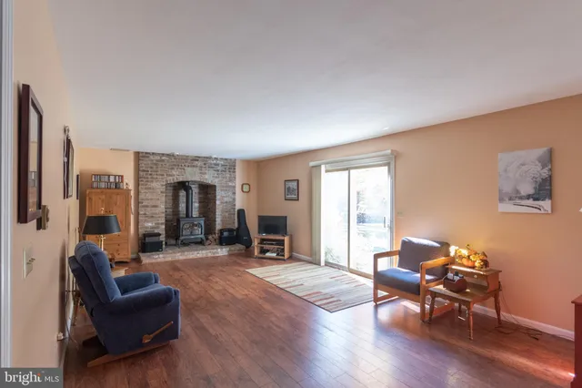 a living room with furniture window and a fireplace