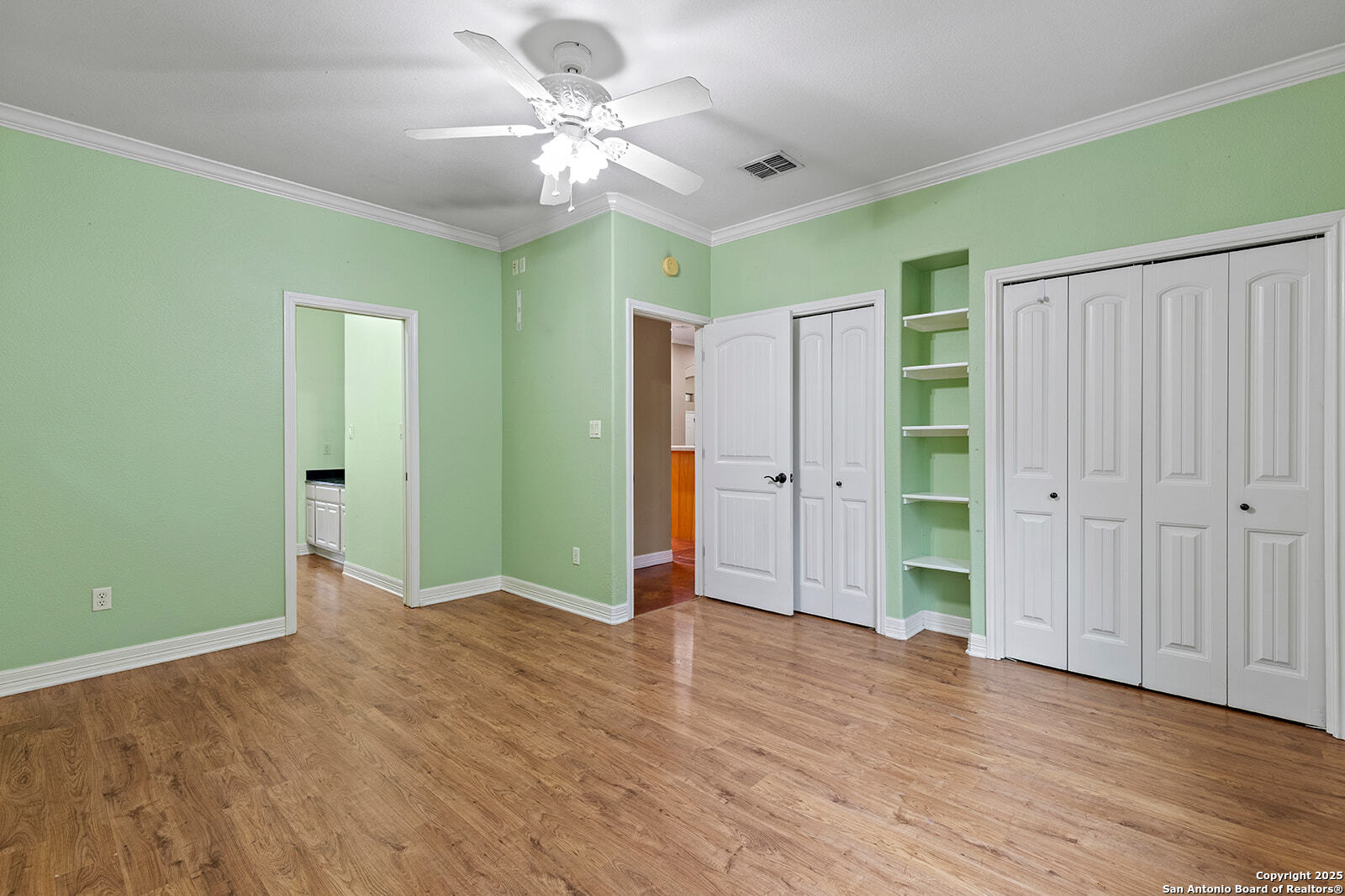 632 Copper Rim Spring Branch, TX 78070 - Photo 30 of 45 wooden floor in an empty room with a window