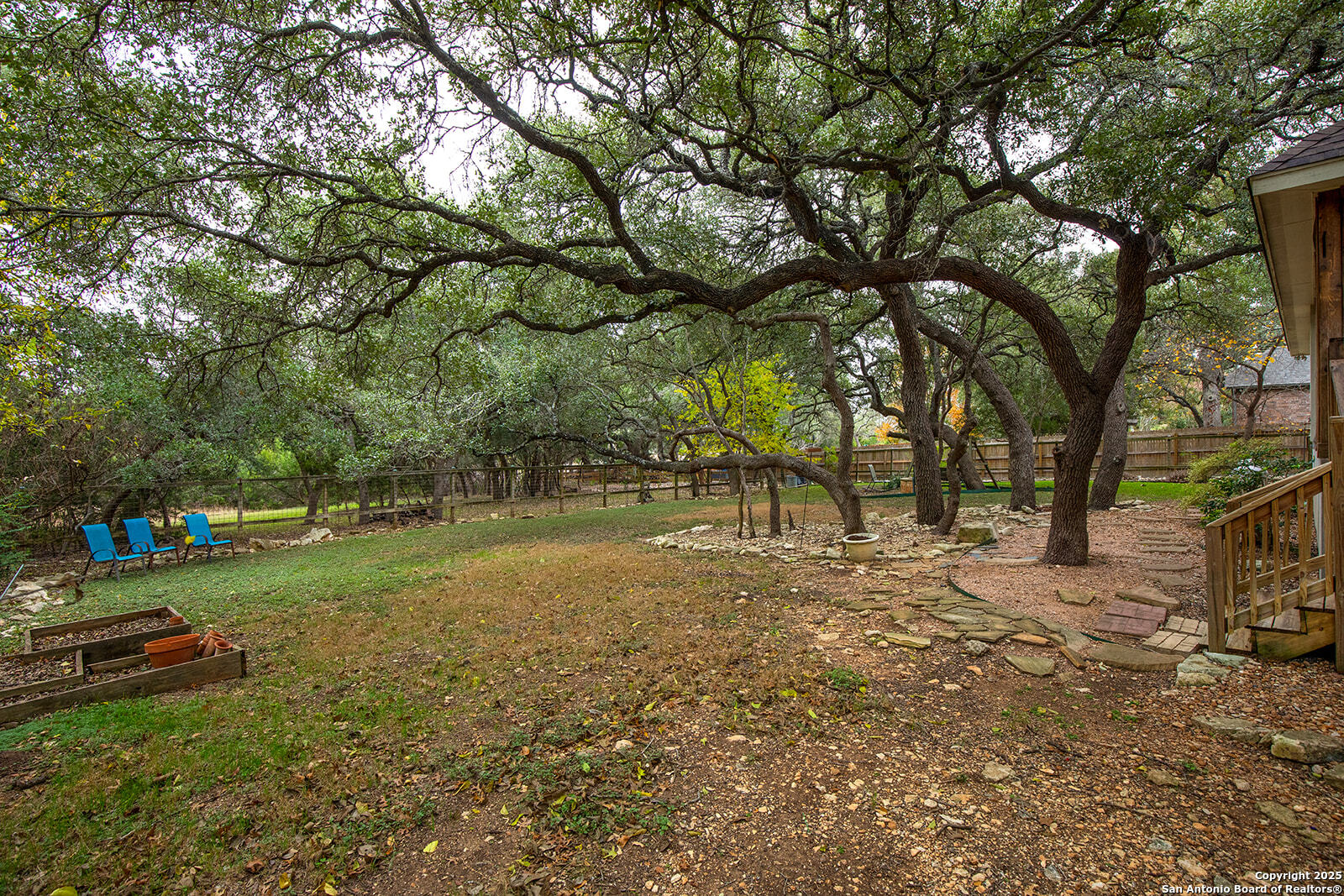632 Copper Rim Spring Branch, TX 78070 - Photo 41 of 45 a view of a yard with a tree