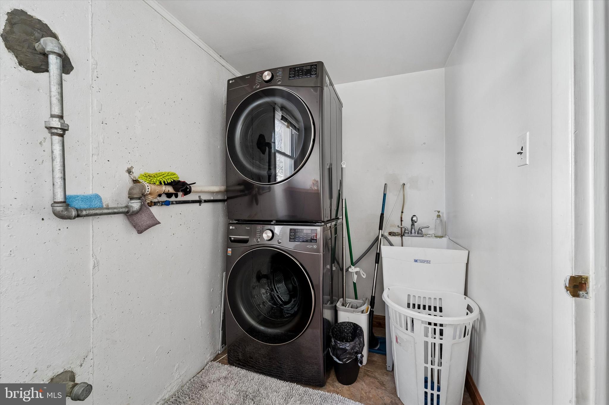 19 Juniper Road Havertown, PA 19083 - Photo 22 of 24 a view of storage and utility room with washer and dryer