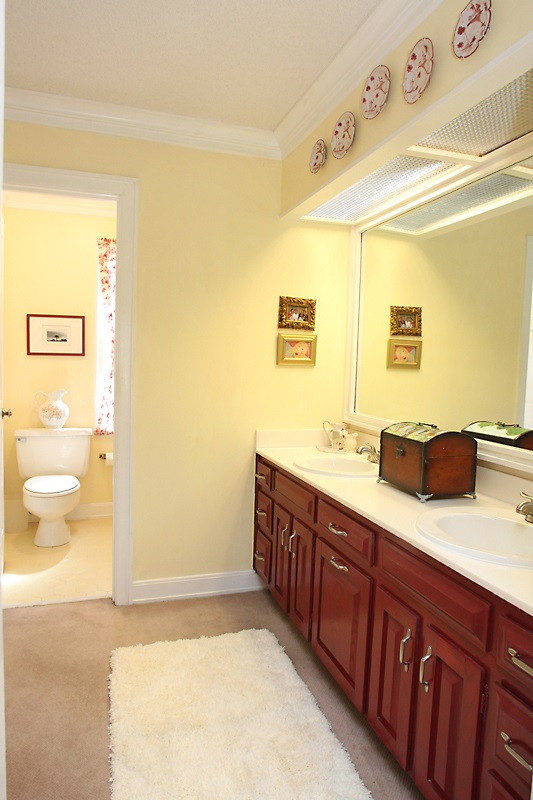 2007 Landings Way Raleigh, NC 27615 - Photo 13 of 17 Double sinks, separate shower and commode room. (don't miss the walk-up attic and walk-in storage.) Master Bath/Spa