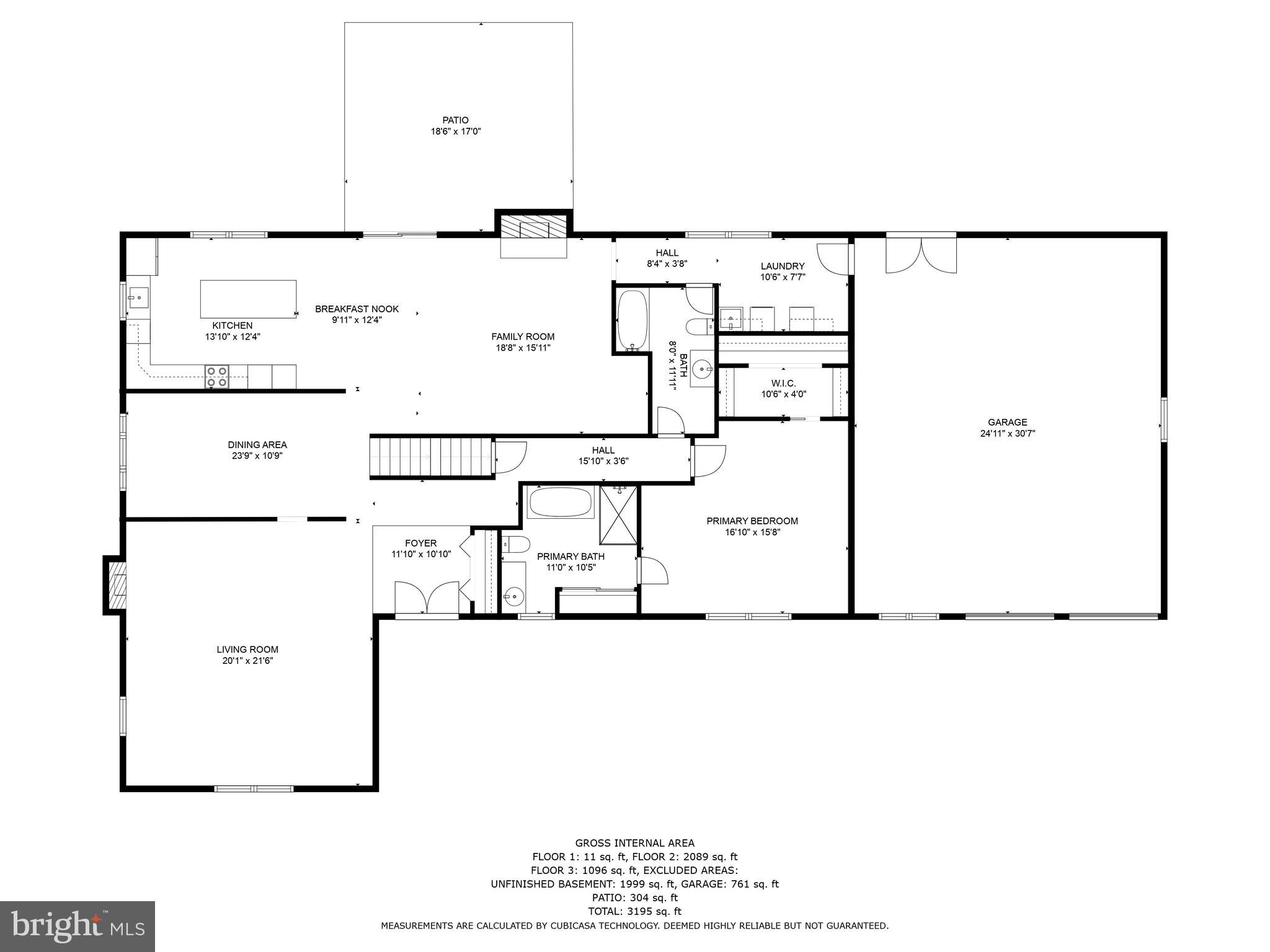 4407 Old Farm Road Baldwin, MD 21013 - Photo 61 of 67 Main Level-Floor Plan