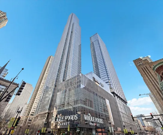 a view of a tall building