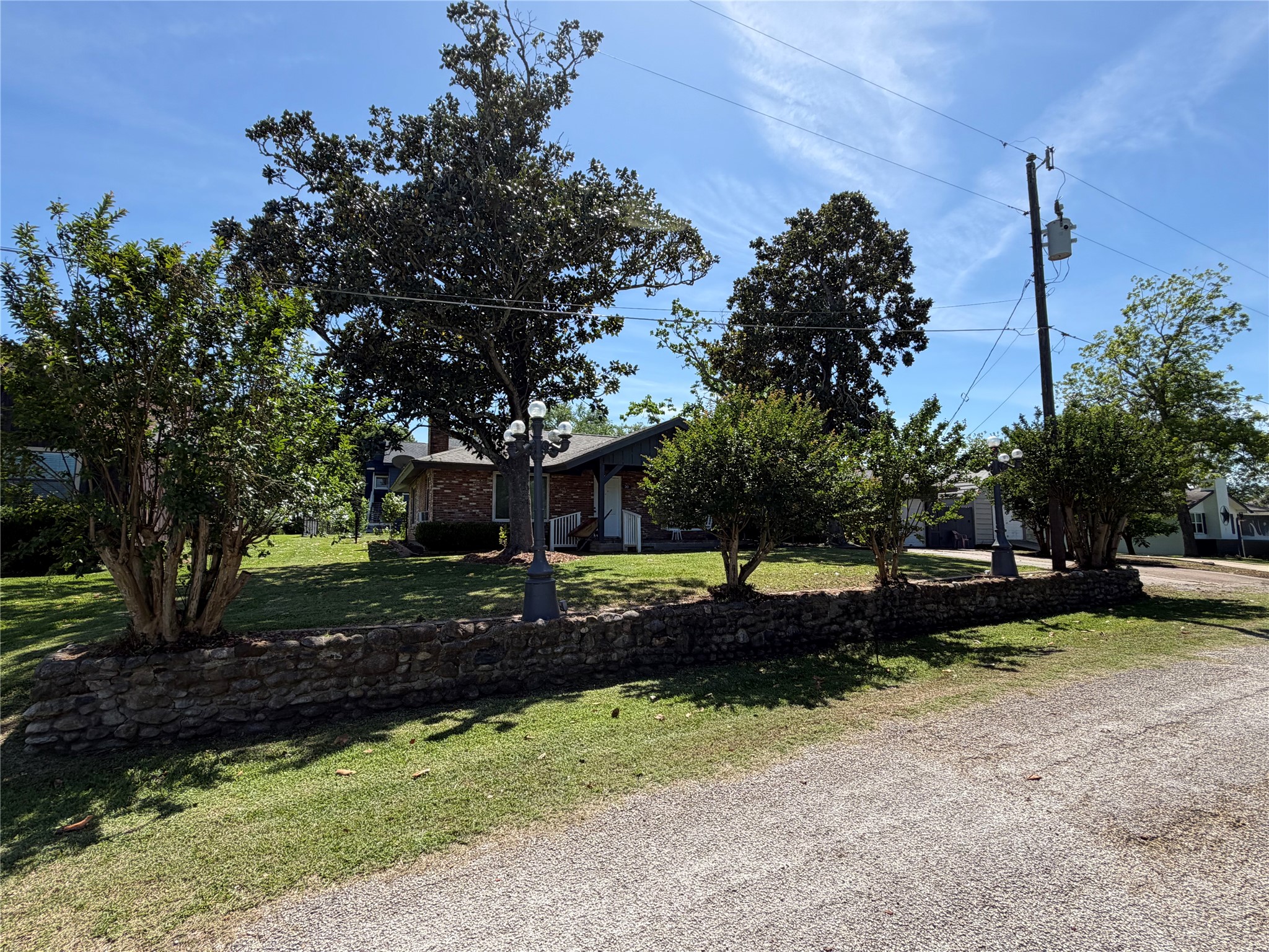 30 North Terrace Drive Point Blank, TX 77364 - Photo 4 of 14 a view of a backyard with a fountain