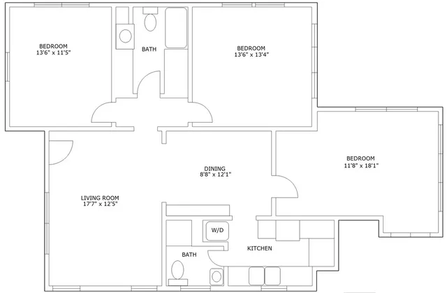 a picture of a wall with a white wall and a white wall