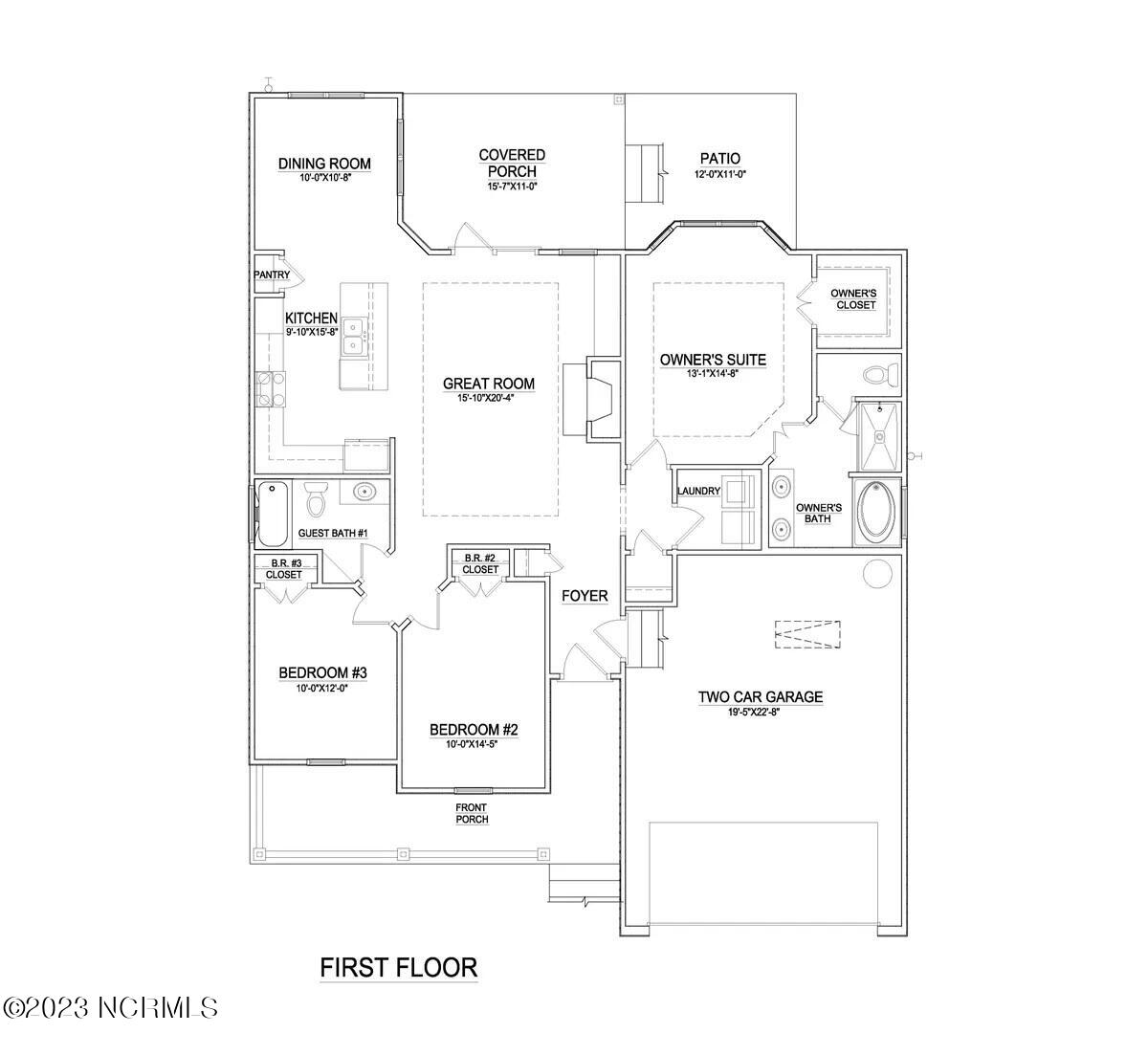 21 Perch Place Hampstead, NC 28443 - Photo 3 of 3 Floorplan