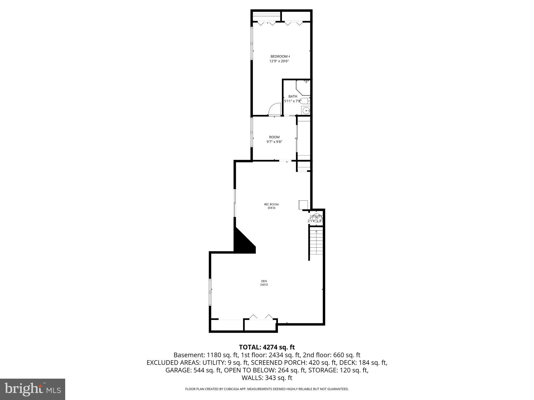 5602 Patterson Road Baldwin, MD 21013 - Photo 87 of 88 Basement Floor Plan