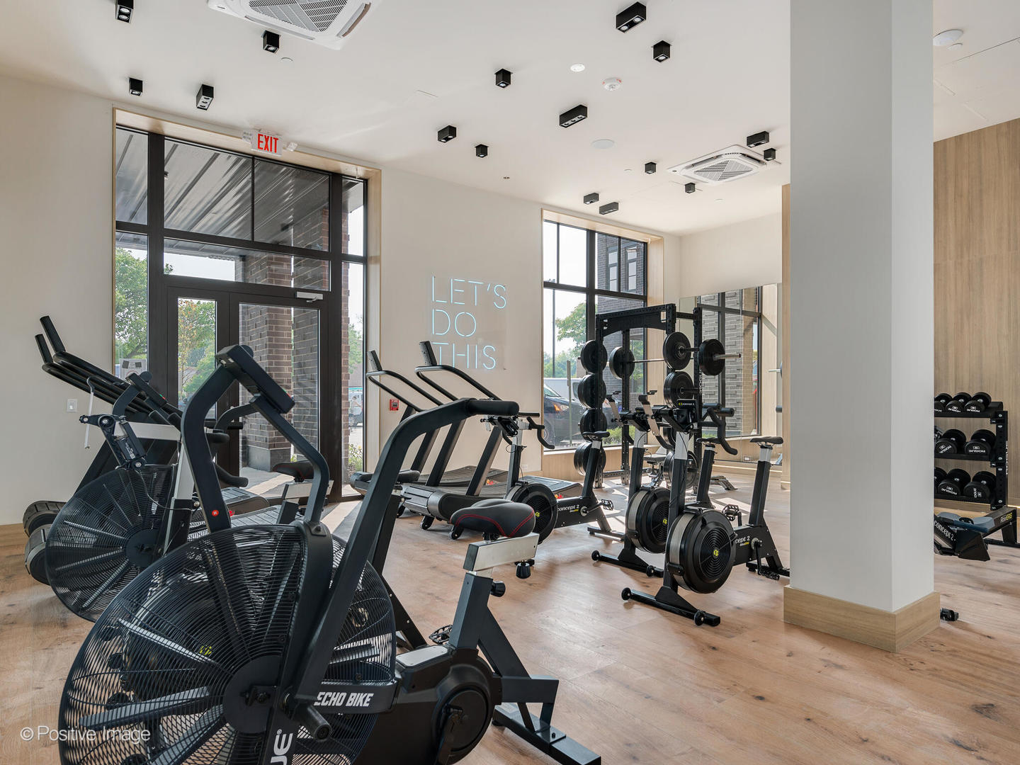 11 West Prospect Avenue, Unit 417 Mount Prospect, IL 60056 - Photo 22 of 66 a view of a room with gym equipment